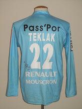 Load image into Gallery viewer, Royal Excel Mouscron 2007-09 Away shirt MATCH ISSUE/WORN #22 Alexandre Teklak *signed*
