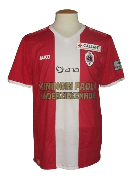 Royal Antwerp FC 2017-18 Home shirt MATCH ISSUE/WORN #22 Luka Stojanovic