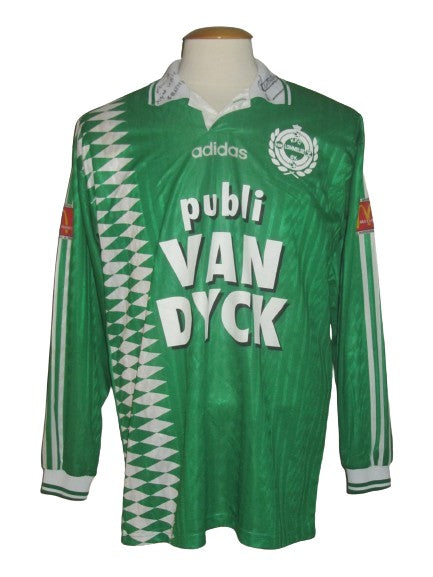 KFC Lommel SK 1996-97 Home shirt MATCH ISSUE/WORN #6 Harm Van Veldhoven