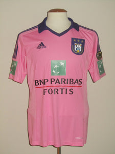 RSC Anderlecht 2014-15 Away shirt MATCH ISSUE/WORN #20 Ibrahima Conté vs Patro Eisden Maasmechelen