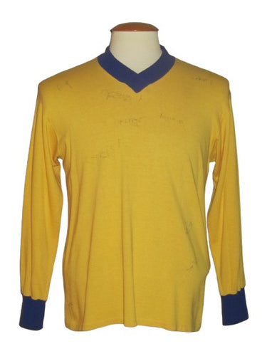 KSK Beveren 1966-67 Home shirt MATCH ISSUE/WORN #12 *squad signed*