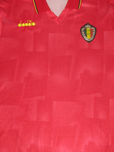 Rode Duivels 1992-93 Home shirt L
