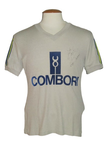 KSK Beveren 1977-79 Away shirt MATCH ISSUE/WORN #2 Eddy Jaspers *signed*