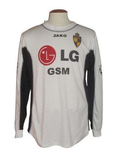 Lierse SK 2003-04 Away shirt MATCH ISSUE/WORN #21 Maxence Coveliers