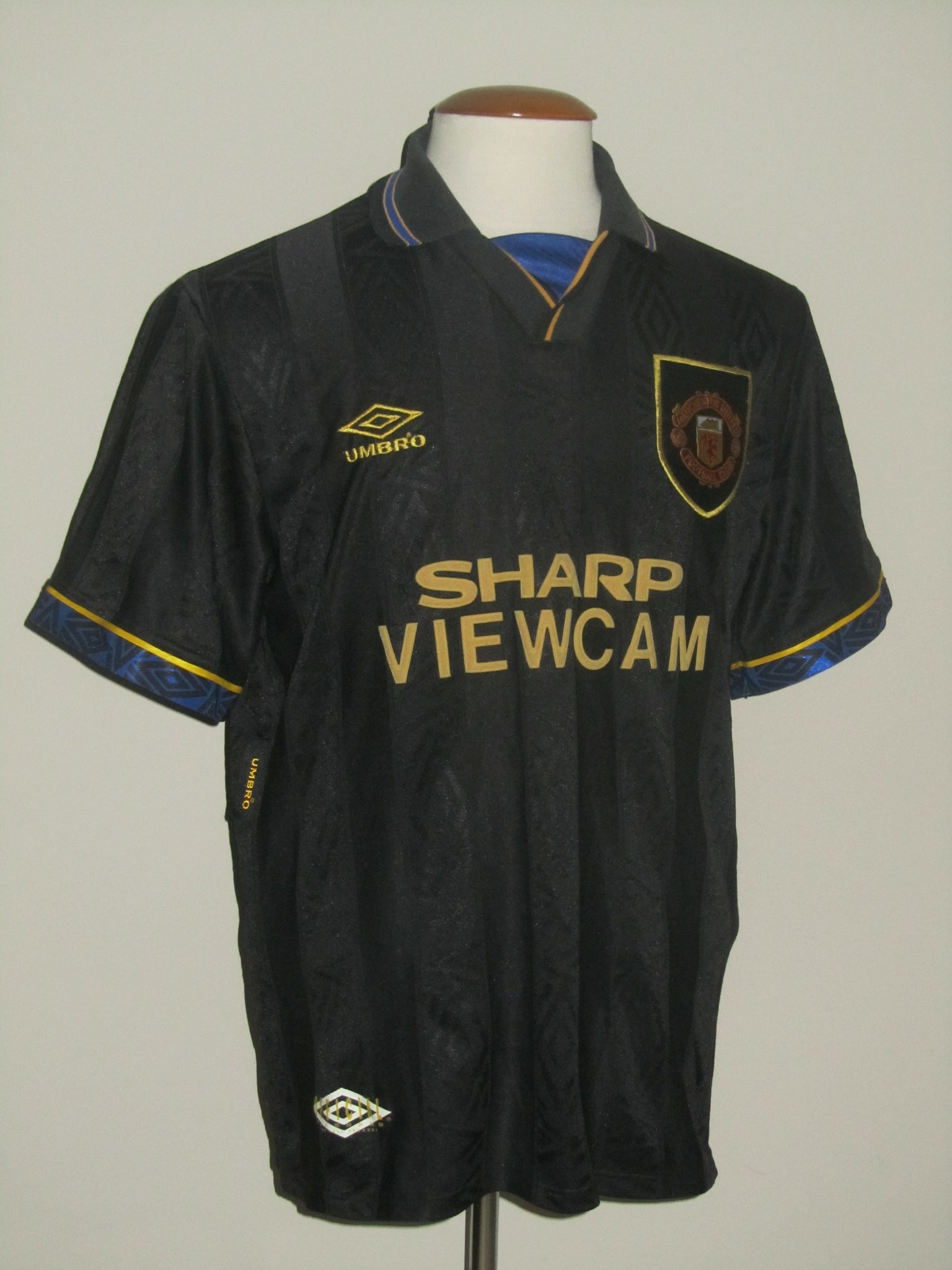 Umbro Man United 95 Away Kit Manchester United FC 1993-95 Away Shirt M – Belgian Football Classics