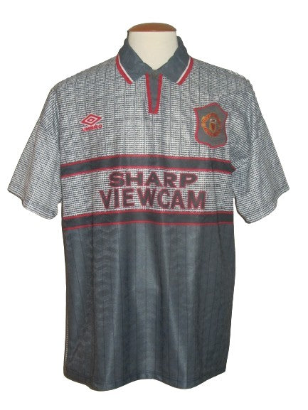 Manchester United FC 1995-96 Away shirt L *mint* – Belgian