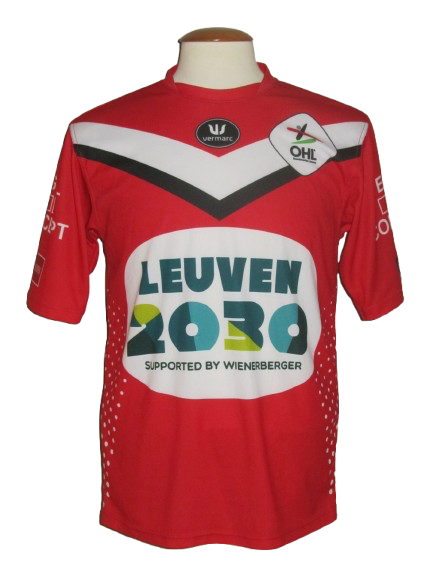 Oud-Heverlee Leuven 2016-17 Away shirt MATCH ISSUE/WORN #8 Flavien Le Postollec