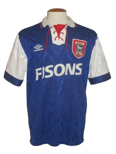 Ipswich Town FC 1992-94 Home shirt L