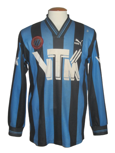 Club Brugge 1993-94 Home shirt L/S L *damaged*