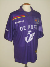 Load image into Gallery viewer, Germinal Beerschot 2001-02 Home shirt MATCH ISSUE #9 Marc Degryse vs Charleroi *last game &amp; signed**