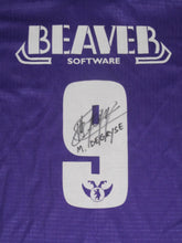Load image into Gallery viewer, Germinal Beerschot 2001-02 Home shirt MATCH ISSUE #9 Marc Degryse vs Charleroi *last game &amp; signed**