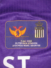 Load image into Gallery viewer, Germinal Beerschot 2001-02 Home shirt MATCH ISSUE #9 Marc Degryse vs Charleroi *last game &amp; signed**