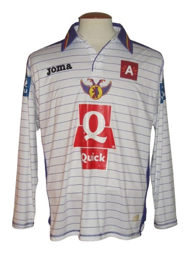 Germinal Beerschot 2010-11 Away shirt MATCH ISSUE/WORN #29 Justice Wamfor