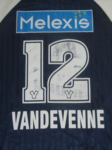 Sint-Truiden VV 2001-02 Away shirt MATCH ISSUE/WORN #21 Wouter Vandevenne