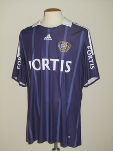 RSC Anderlecht 2008-09 Home shirt MATCH ISSUE/WORN # #13 Jonathan Legear