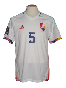 Red Flames 2022-23 Away shirt M #5 Van Belle *mint*