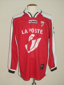 Royal Excel Mouscron 2002-03 Home shirt L/S MATCH ISSUE/WORN "multiple #/players available"