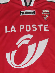 Royal Excel Mouscron 2002-03 Home shirt L/S MATCH ISSUE/WORN "multiple #/players available"