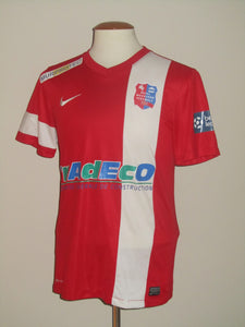 Royal Excel Mouscron Peruwelz 2012-14 Home shirt MATCH ISSUE/WORN #22 Jérémy Houzé