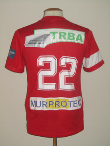 Royal Excel Mouscron Peruwelz 2012-14 Home shirt MATCH ISSUE/WORN #22 Jérémy Houzé