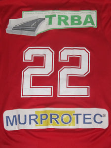 Royal Excel Mouscron Peruwelz 2012-14 Home shirt MATCH ISSUE/WORN #22 Jérémy Houzé