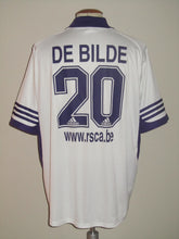 Load image into Gallery viewer, RSC Anderlecht 2001-02 Home shirt XXL #20 Gilles De Bilde