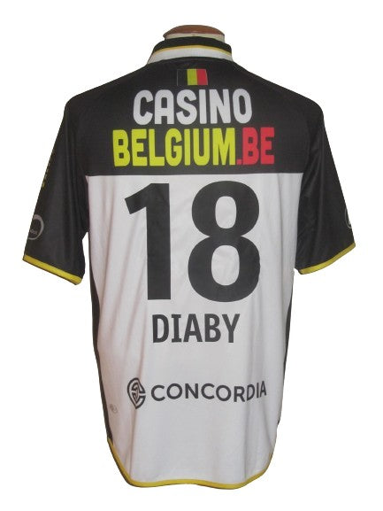 KSC Lokeren 2018-19 Home shirt MATCH ISSUE/WORN #18 Bambo Diaby