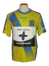 Load image into Gallery viewer, KVC Westerlo 2016-17 Home shirt MATCH ISSUE #16 Jordan Mustoe vs KV Kortrijk *signed*