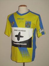 Load image into Gallery viewer, KVC Westerlo 2016-17 Home shirt MATCH ISSUE #16 Jordan Mustoe vs KV Kortrijk *signed*