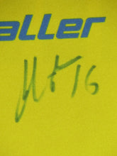 Load image into Gallery viewer, KVC Westerlo 2016-17 Home shirt MATCH ISSUE #16 Jordan Mustoe vs KV Kortrijk *signed*