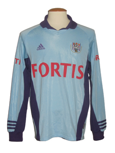 RSC Anderlecht 2001-02 Away shirt L/S L PLAYER ISSUE #12