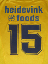 Load image into Gallery viewer, Sint-Truiden VV 2002-03 Home shirt MATCH ISSUE/WORN #15 Desiré Mbonabucya *signed*