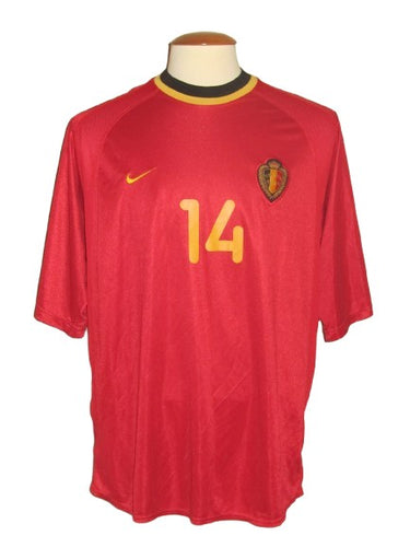Rode Duivels 2000-02 Home shirt XL #14