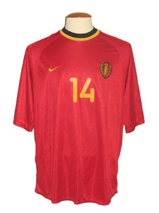 Rode Duivels 2000-02 Home shirt XL #14