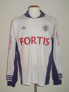 RSC Anderlecht 2001-02 Home shirt PLAYER ISSUE L/S #20