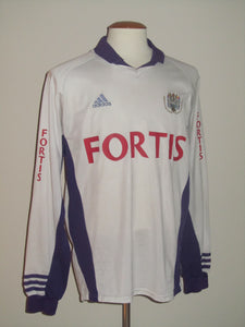RSC Anderlecht 2001-02 Home shirt PLAYER ISSUE L/S #20