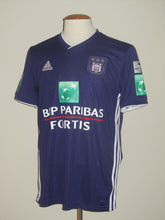 Load image into Gallery viewer, RSC Anderlecht 2018-19 Home shirt MATCH ISSUE/WORN #8 Pieter Gerkens