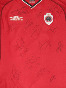 Royal Antwerp FC 2001-02 Away shirt MATCH ISSUE/WORN #15 Justice Christopher *signed*