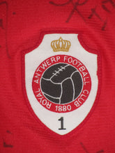 Load image into Gallery viewer, Royal Antwerp FC 2001-02 Away shirt MATCH ISSUE/WORN #15 Justice Christopher *signed*