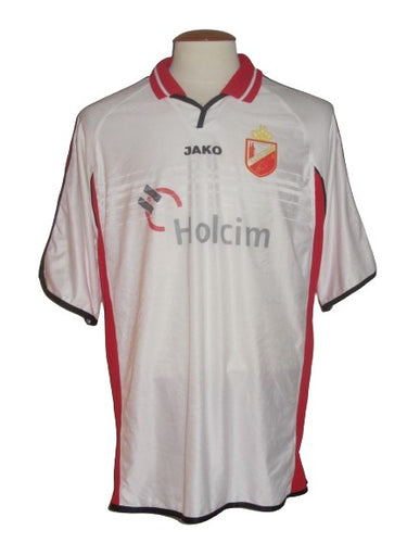 RAEC Mons 2003-04 Home shirt MATCH ISSUE/WORN #14 Olivier Berquemanne