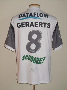 Oud-Heverlee Leuven 2012-13 Home shirt MATCH ISSUE/WORN #8 Karel Geraerts *signed*