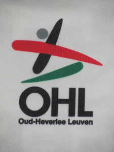 Oud-Heverlee Leuven 2012-13 Home shirt MATCH ISSUE/WORN #8 Karel Geraerts *signed*