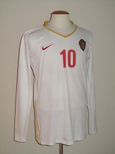 Rode Duivels 2008-10 Qualifiers Away shirt PLAYER ISSUE #10