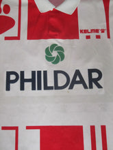 Load image into Gallery viewer, Royal Excel Mouscron 1994-95 Home shirt #18 *light damage*