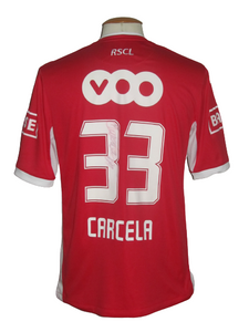 Standard Luik 2013-14 Home shirt M #33 Mehdi Carcela *signed*