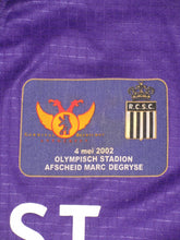 Load image into Gallery viewer, Germinal Beerschot 2001-02 Home shirt MATCH ISSUE/WORN #5 Pieter-Jan Monteyne vs Charleroi *Last game Marc Degryse*