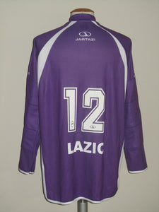 KSC Lokeren 2011-12 Keeper shirt MATCH ISSUE/WORN #12 Jugoslav Lazic *signed*