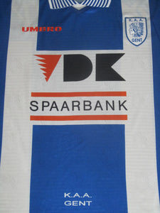 KAA Gent 1998-99 Home shirt XL