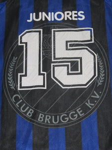 Club Brugge 1997-01 Home shirt PLAYER ISSUE YOUTH L/S XL #15