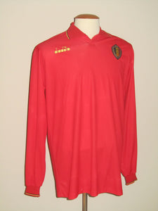 Rode Duivels 1992-93 Home shirt L/S XL